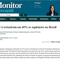 EUA reduziram em 40% as aquisies no Brasil